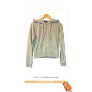 U2B Grey Lightweight Hoodie